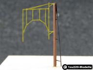 Art-Nr. 11009 - Lademaß mit Befestigung an einem Holzmast