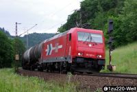 HGK 185 582 mit Güterzug